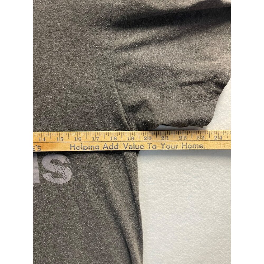 Adidas Grey Tee Short Sleeve Size 12/16 Crew Neck T Shirt - Picture 3 of 9